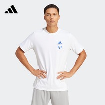 梅西系列足球运动上衣短袖T恤男装夏季新款adidas阿迪达斯官方