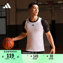 舒适篮球运动背心男装夏季adidas阿迪达斯官方EJ5612