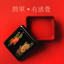 日式特色鳗鱼饭盒寿司盒圆形带盖便当盒餐盒送餐盒点心盒寿司料理