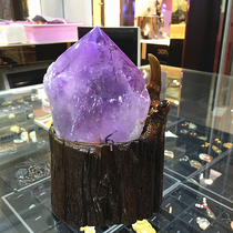 天然紫水晶原石摆件优雅紫罗兰色紫水晶原料老矿石标本石水晶摆件