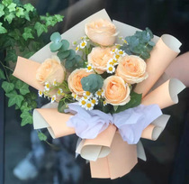 福州花店同城送花鲜花速递6朵香槟玫瑰小花束