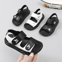 夏季新款儿童凉鞋防滑软底男女童鞋子小童宝宝运动沙滩鞋马克缝线