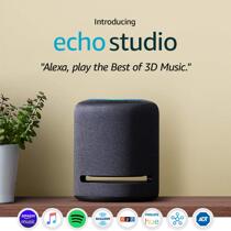 亚马逊Amazon Echo Studio Sub低音炮杜比全景声和3D音频智能音箱