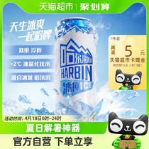 Harbin Beer/哈尔滨啤酒哈啤冰纯拉罐500ml*18听