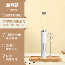 SEECIN打奶器奶泡机打发奶泡器咖啡打泡器家用小型电动搅拌器手持