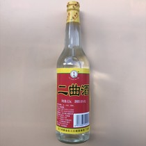 1瓶快递包邮三江610ML富潮二曲酒一级米香型白酒50%VOL晒腊肉炒菜