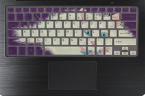 索尼P13229SCB(黑键盘保护贴膜13.3英寸电脑笔记本全覆盖防尘套罩垫防水防灰护按键凹凸透明硅胶彩色可爱卡通