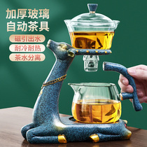 网红茶具2024款玻璃功夫茶壶茶杯套装家用轻奢高档懒人泡茶神器