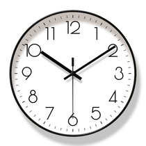 易普拉6510经典挂钟时尚客厅时钟挂墙挂表钟表简约静音扫秒石英钟