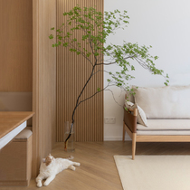 仿真绿植植物吊钟马醉木室内客厅日本侘寂仿生假树枝落地摆件装饰