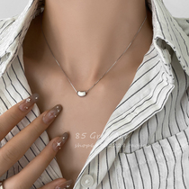 极简风银豆豆项链女小众设计高级感轻奢极细锁骨链气质简约脖颈链