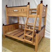 全实木高低床实木儿童床上下床双层床木床子母床多功能上下铺成人