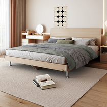 全友家居单人板式床双人床架1.5m现代简约主卧室家具大床QY203