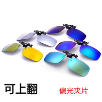 近视眼镜太阳镜夹片男女防紫外线辐射可上翻偏光夹片司机墨镜挂片