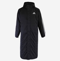 Adidas阿迪达斯男装冬季运动休闲舒适保暖长款棉服ADIPK02MA
