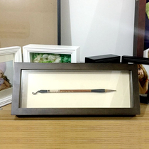 实木复古胎毛笔相框中空3 植物昆虫标本立体框书签纪念品收藏画框