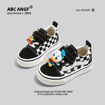 ABC ANGF男童鞋帆布鞋2024春款儿童板鞋女童鞋子宝宝布鞋学步鞋