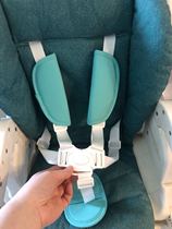 适合爱音C018儿童餐椅安全带五点式坐垫环保材质安全无异味