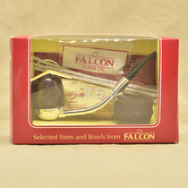 进口英国小鹰Falcon石楠木烟草专用烟斗男士老式复古送烟斗配件