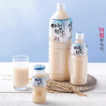 韩国进口woongjin熊津萃米源糙米汁玄米汁饮料甜米露1.5L大瓶装