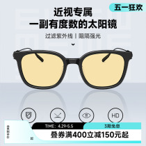 陌森近视太阳眼镜新款偏光防紫外线开车专用墨镜男高级感MS3058D