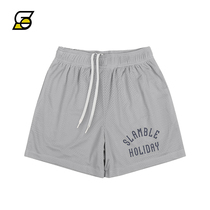 SLAMBLE夏季HOLIDAY双层网眼美式短裤男速干透气篮球运动裤五分裤