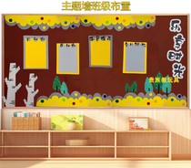 幼儿园家园联系主题墙面装饰班级教室墙饰墙贴布置环创装饰半成品