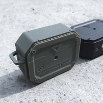 肥熊适用于苹果AirPods Pro2 GEN2 二代无线蓝牙耳机防摔保护套充电盒军事风格战术机能风格保护壳