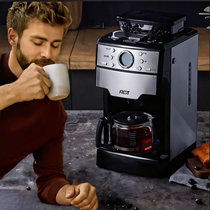 ACA/北美电器全自动咖啡机冲泡研磨一体美式咖啡现磨咖啡机办公室