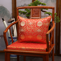 中式红木椅子坐垫实木沙发茶座餐圈椅官帽太师椅座垫乳胶棕垫定做