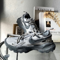 耐克球鞋定制 Nike TC 7900 灰色地带涂鸦手绘废土低帮生活休闲鞋