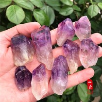 天然紫水晶原石紫色矿石扩香石水晶家装标本骨干紫晶牙碎石头