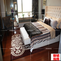 欧式美式宜家样板间地毯客厅茶几沙发卧室床边书房手工腈纶地毯