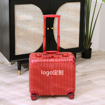 小型免托运18寸登机箱定制logo静音密码箱20寸高颜值行李箱旅行箱