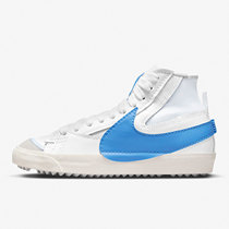 Nike/耐克Blazer蓝色白色男子休闲运动透气高帮板鞋DD3111-103