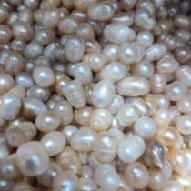 天然色原色淡水珍珠首饰配件七宝石供佛曼扎散珠