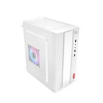 启航紧凑型精美白色迷你游戏商务办公电脑台式小空机箱diy USB3.0