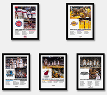 NBA篮球队海报湖人马刺猛龙骑士热火活塞队装饰画美国篮球队挂画