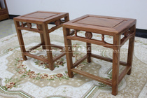 古典实木 小方凳 中式明清铜钱凳 餐桌小方凳 仿古客厅家具