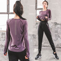 瑜伽服套装女专业跑步运动健身服装2024新款高端速干健身房春夏款