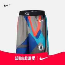 Nike耐克官方布鲁克林篮网队NBA男子速干短裤夏季运动裤DX8694