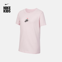 Nike耐克官方儿童大童女童T恤夏季新款纯棉宽松轻便柔软HF9788
