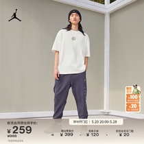 Jordan官方耐克乔丹男子T恤夏季宽松纯棉针织叠搭柔软FZ6446
