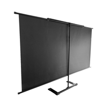 幕布支架投影机画框幕布简易幕布专用壁挂可移动免打孔80-150寸