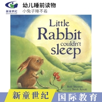 英文原版绘本 Little Rabbit Couldn't Sleep 小兔子睡不着 幼儿睡前读物 亲子共读 儿童英语启蒙 图画故事书