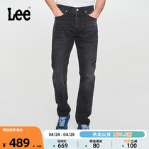 Lee24春夏新品705标准锥形黑色男牛仔裤潮LMB100705201-403