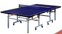 正品防伪 红双喜T2023乒乓球台|带轮乒乓球桌|折叠移动式乒乓球案