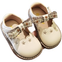 复古春秋女鞋子0-2岁公主鞋幼儿儿鞋小童软底皮鞋婴儿学步鞋