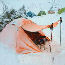 网红帐篷户外2人 冬季野营露营3-4人双层单人防风防暴雨双人野外