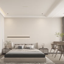 新日式简约现代浅米色奶咖色卧室纯色墙布客厅奶黄色全屋无缝壁布